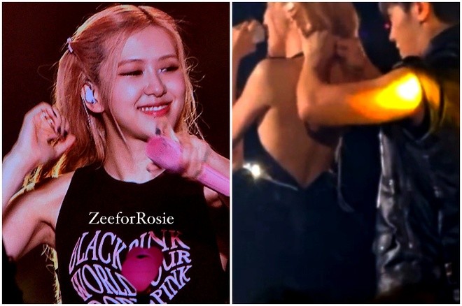 Đang biểu diễn sung, Rosé (BLACKPINK) bị tuột dây váy cổ yếm: Màn xử lý lấy trọn 10 điểm 2 Đang biểu diễn sung, Rosé (BLACKPINK) bị tuột dây váy cổ yếm: Màn xử lý lấy trọn 10 điểm 2
