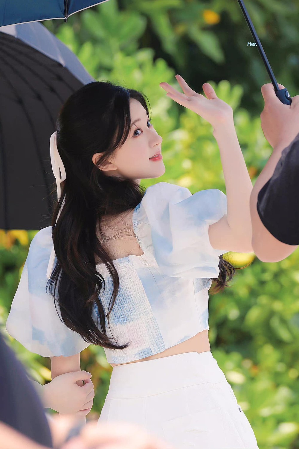 Nhan sắc trong trẻo của Triệu Lộ Tư. Ảnh Sina