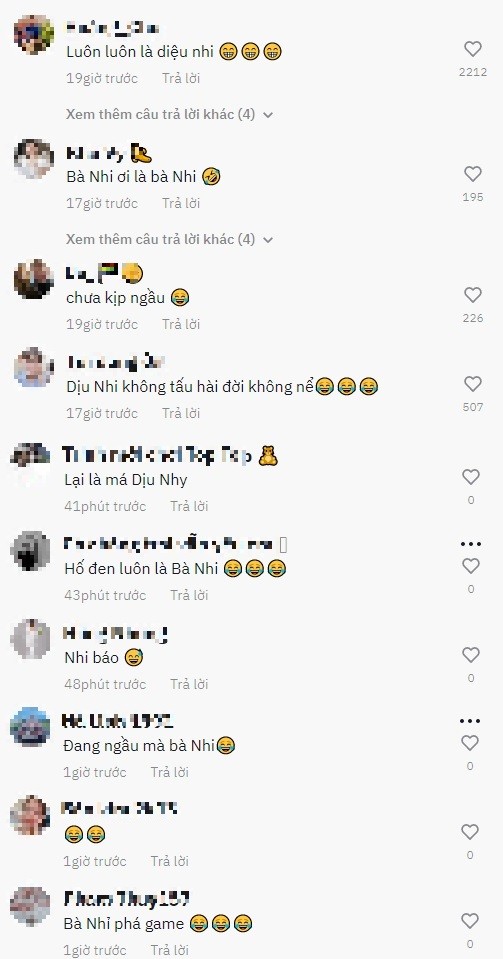 Những bình luận của dân mạng về video của nhóm Diệu Nhi. Ảnh chụp màn hình Những bình luận của dân mạng về video của nhóm Diệu Nhi. Ảnh chụp màn hình