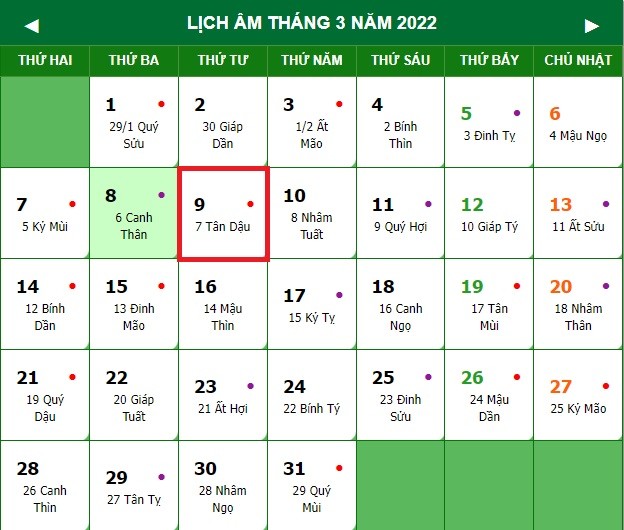Lịch âm ngày 25/3 - Tra cứu lịch âm thứ sáu ngày 25/3/2023 1 Lịch âm ngày 25/3 - Tra cứu lịch âm thứ sáu ngày 25/3/2023 1
