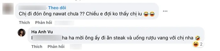 Bình luận của siêu mẫu Hà Anh gây chú ý. Ảnh chụp màn hình Bình luận của siêu mẫu Hà Anh gây chú ý. Ảnh chụp màn hình