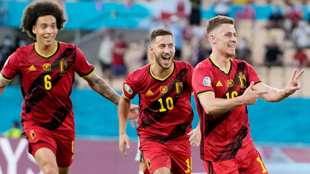 ĐT Bỉ được đánh giá vượt trội (ảnh UEFA) ĐT Bỉ được đánh giá vượt trội (ảnh UEFA)