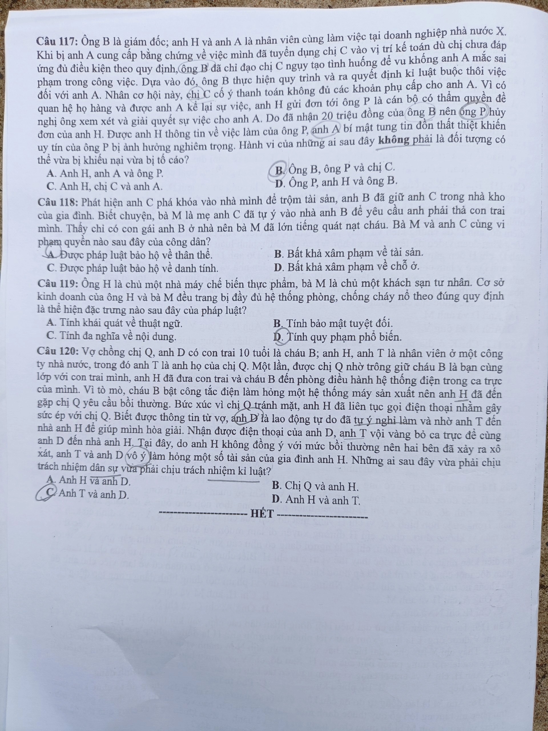 Đề thi môn GDCD tất cả các mã đề kỳ thi THPT quốc gia 2022 - Ảnh 4
