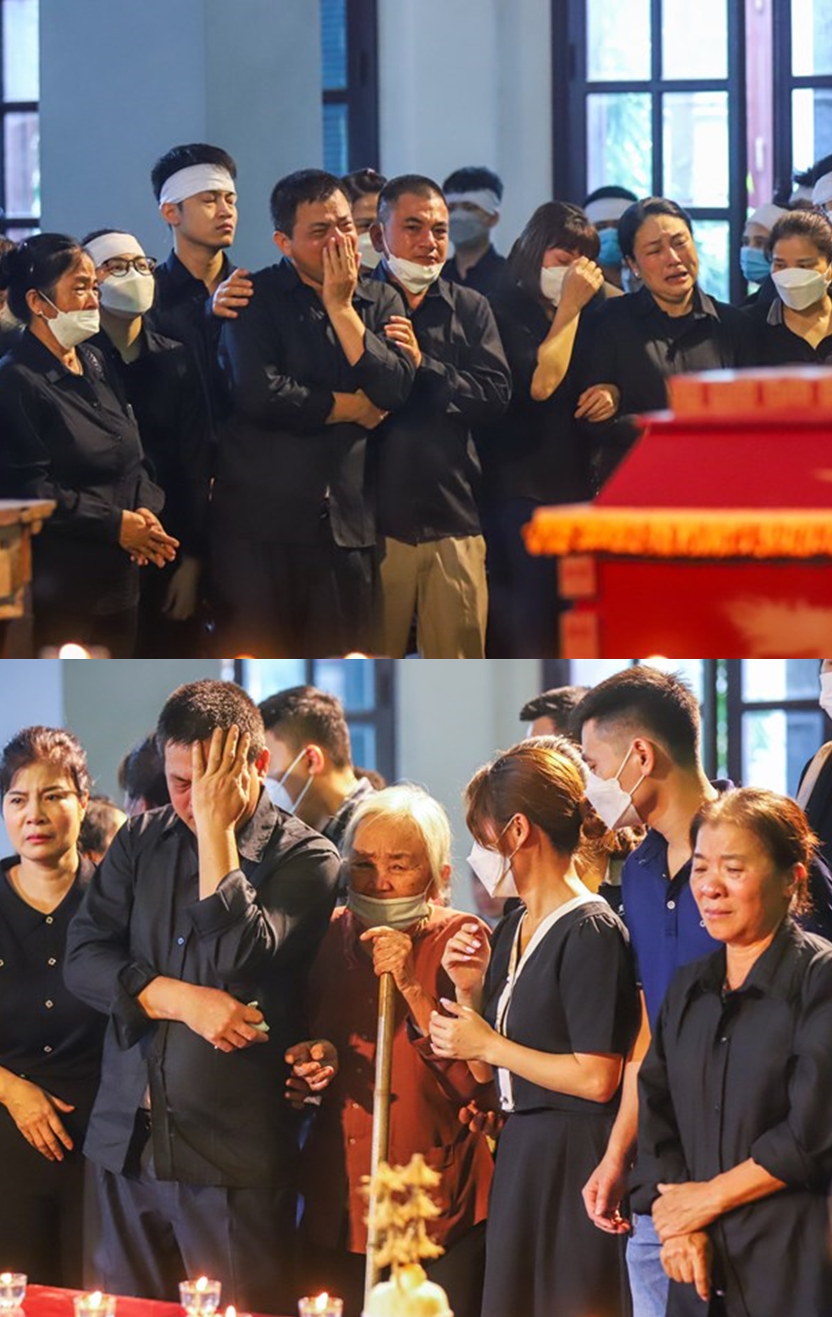 Toàn cảnh tang lễ 3 cảnh sát PCCC: Mẹ ngất lịm bên linh cữu, người dân chắp tay thành kính, đồng đội 'dằn lòng' 3
