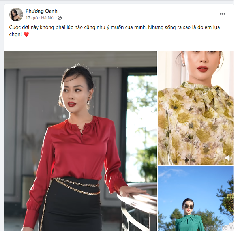 Phương Oanh đánh úp' người hâm mộ bằng loạt ảnh khoe nhan sắc xinh đẹp