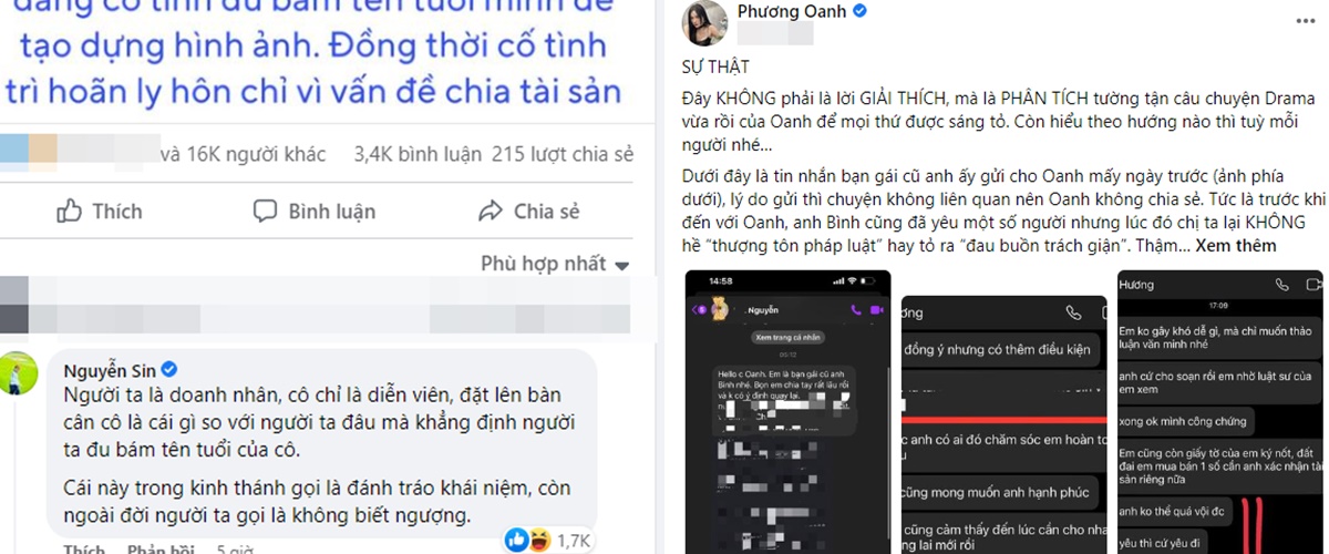 Cư dân mạng để lại nhiều quan điểm trái chiều, trong đó gây chú ý nhất là Nguyễn Sin