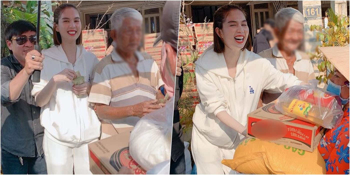 Ngọc Trinh tích cực tham gia các hoạt động từ thiện, đóng góp cho cộng đồng