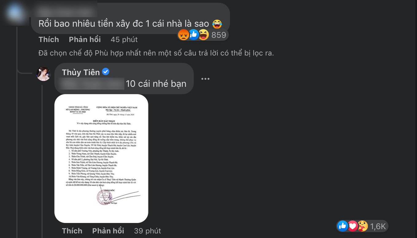 Vỗ ngực tự hào khoe thành quả làm được cho bà con miền Trung, Thủy Tiên bị chất vấn quá khứ 'nhận vơ'