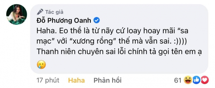 Phương Oanh bị dân tình mỉa mai sâu cay vì mắc lỗi, chính chủ tức tốc xoa dịu