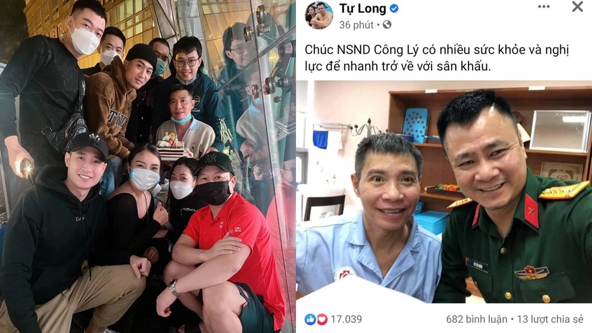 Những tình cảm đặc biệt mà đồng nghiệp cho Công Lý được xem là liều thuốc tinh thần quý giá để nam nghệ sĩ chống lại bệnh tật,