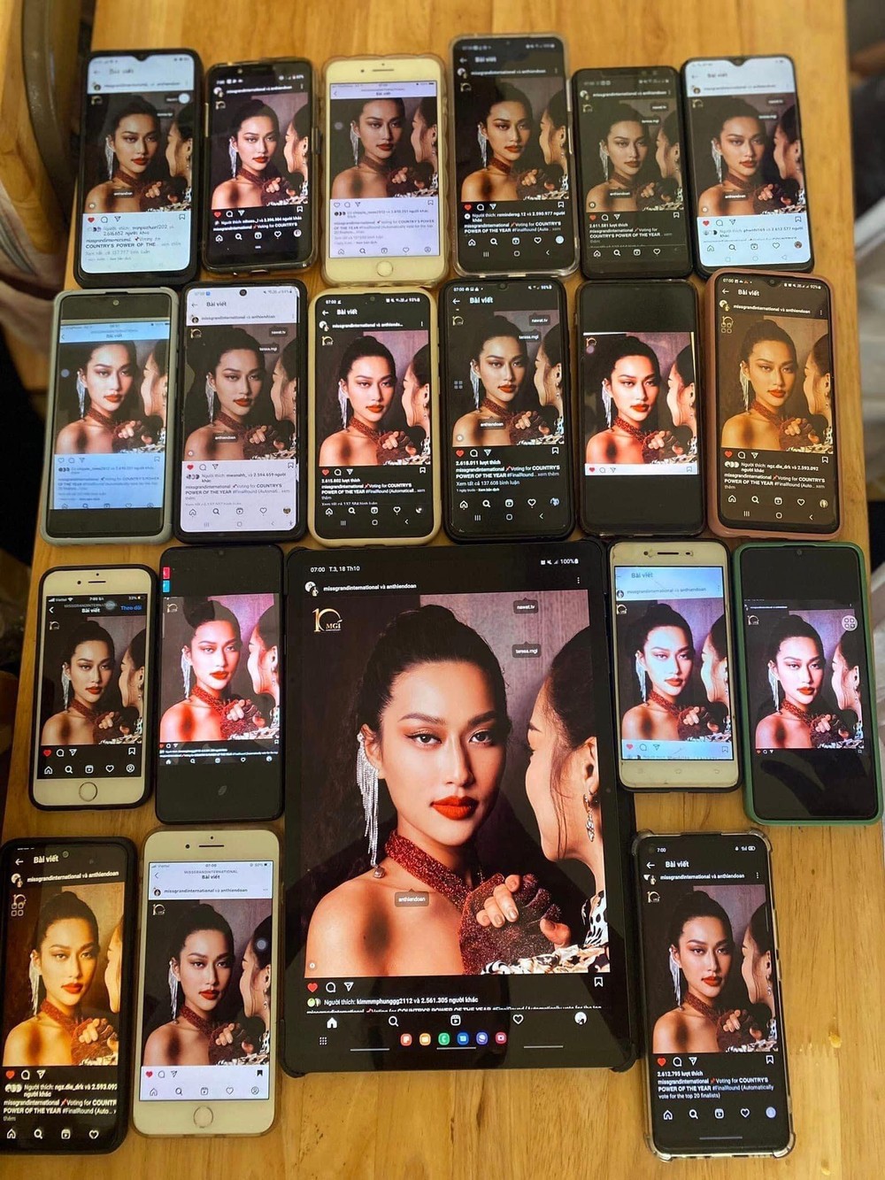 Các fan nháo nhác bình chọn cho Thiên Ân