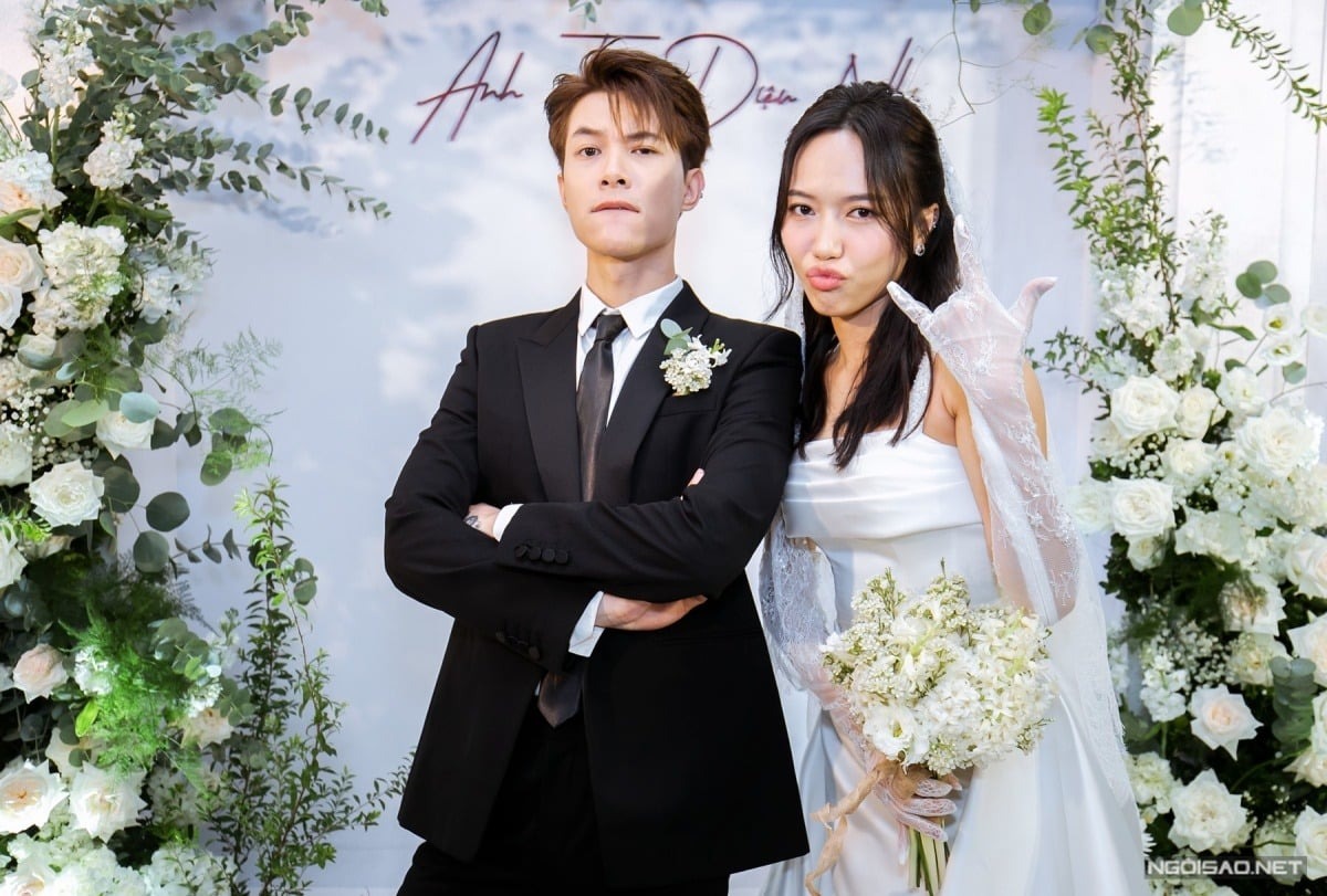 Hình ảnh Anh Tú - Diệu Nhi tại đám cưới được tổ chức tại và Hà Nội