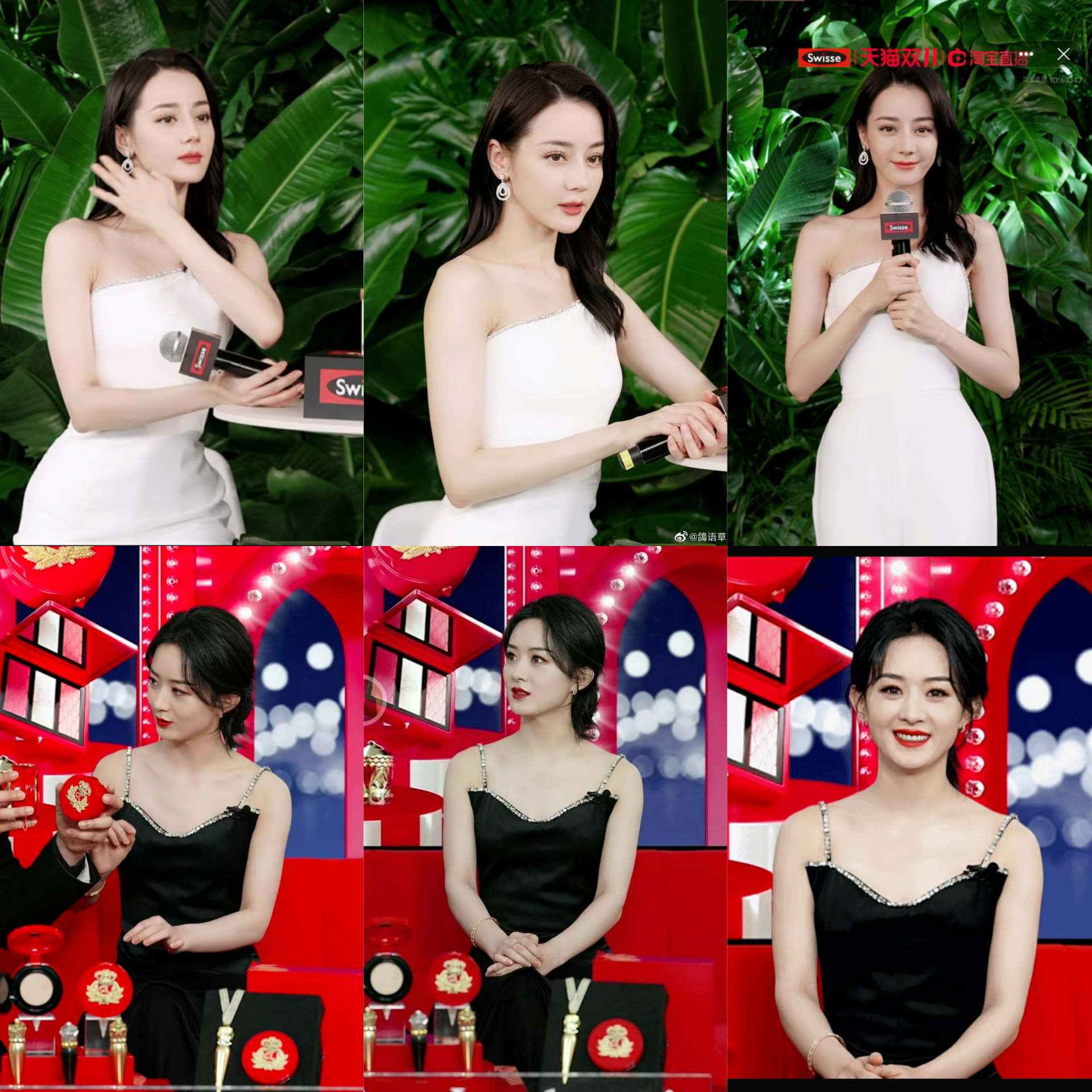 Tạo hình dịu dàng của Triệu Lệ Dĩnh và Địch Lệ Nhiệt Ba trong livestream tối qua nhận được nhiều lời khen ngợi từ netizen. Mỗi minh tinh lựa chọn cho mình phong cách rất khác nhau nhưng tất cả đều rất xinh đẹp.