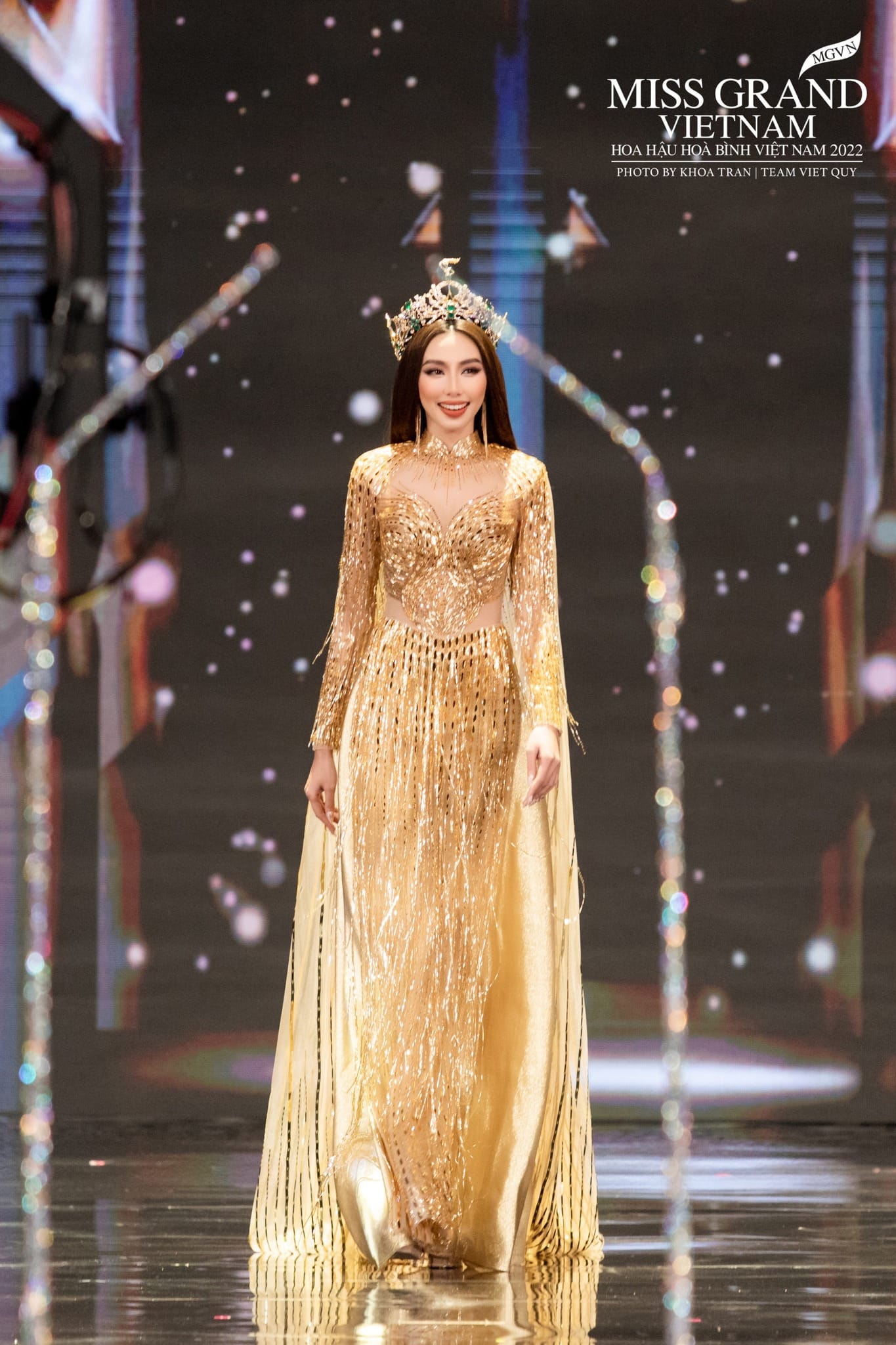 Thuỳ Tiên cảm thấy khá buồn vì hậu Chung kết Miss Grand International 2022 quá ồn ào (Ảnh: BTC)