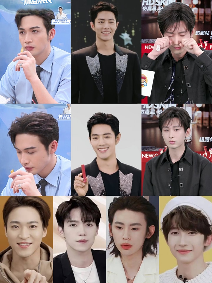 Trạng thái các nam minh tinh gồm Tiêu Chiến, Thành Nghị, Trương Bân Bân, Lưu Vũ, Santa, Tiểu Quỷ, La Nhất Châu... trong livestream tối qua khiến người hâm mộ đứng ngồi không yên