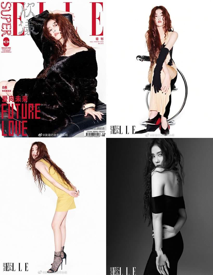 Bạch Lộc khoe nhan sắc trên bìa SuperElle