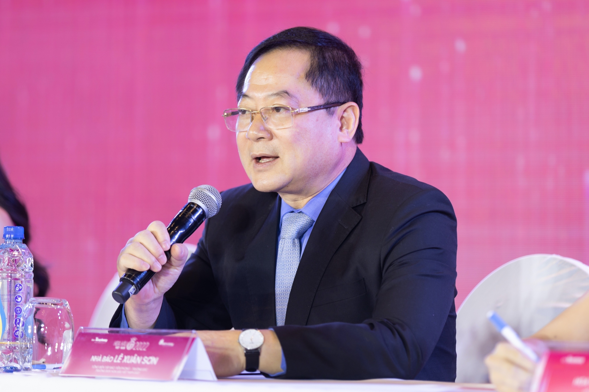 Trưởng BTC, ông Lê Xuân Sơn tại buổi họp báo ngày 4/11