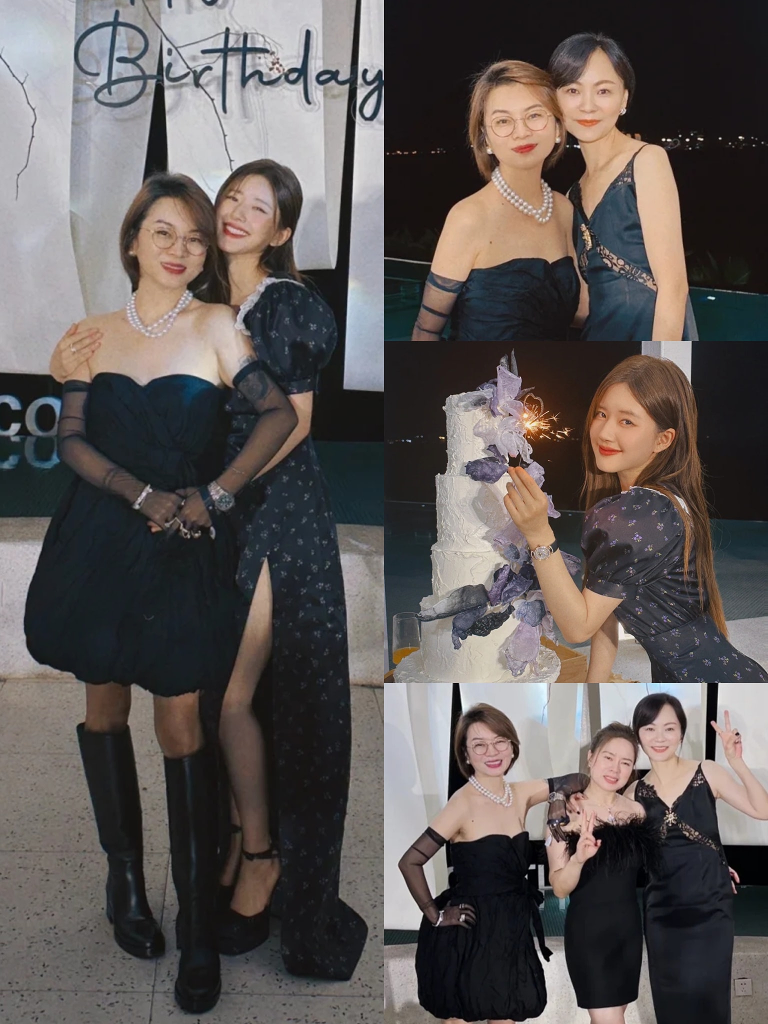 Blogger đưa tin, 2 năm liên tiếp nhà sản xuất Dương Hiểu Bồi đều có mặt tại bữa tiệc sinh nhật của Triệu Lộ Tư và đăng ảnh chụp chung để mừng sinh nhật. Trước đây bà là nhà sản xuất của “Thả Thí Thiên Hạ”, nay lại là nhà sản xuất của “Thần Ẩn”, đều là những bộ phim mà Triệu Lộ Tư đóng vai nữ chính. Mối quan hệ giữa họ quả thực rất tốt.