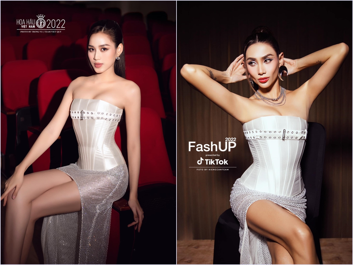 Đỗ Thị Hà đụng hàng với Võ Hoàng Yến, song mỗi người đều toát lên vẻ đẹp riêng biệt