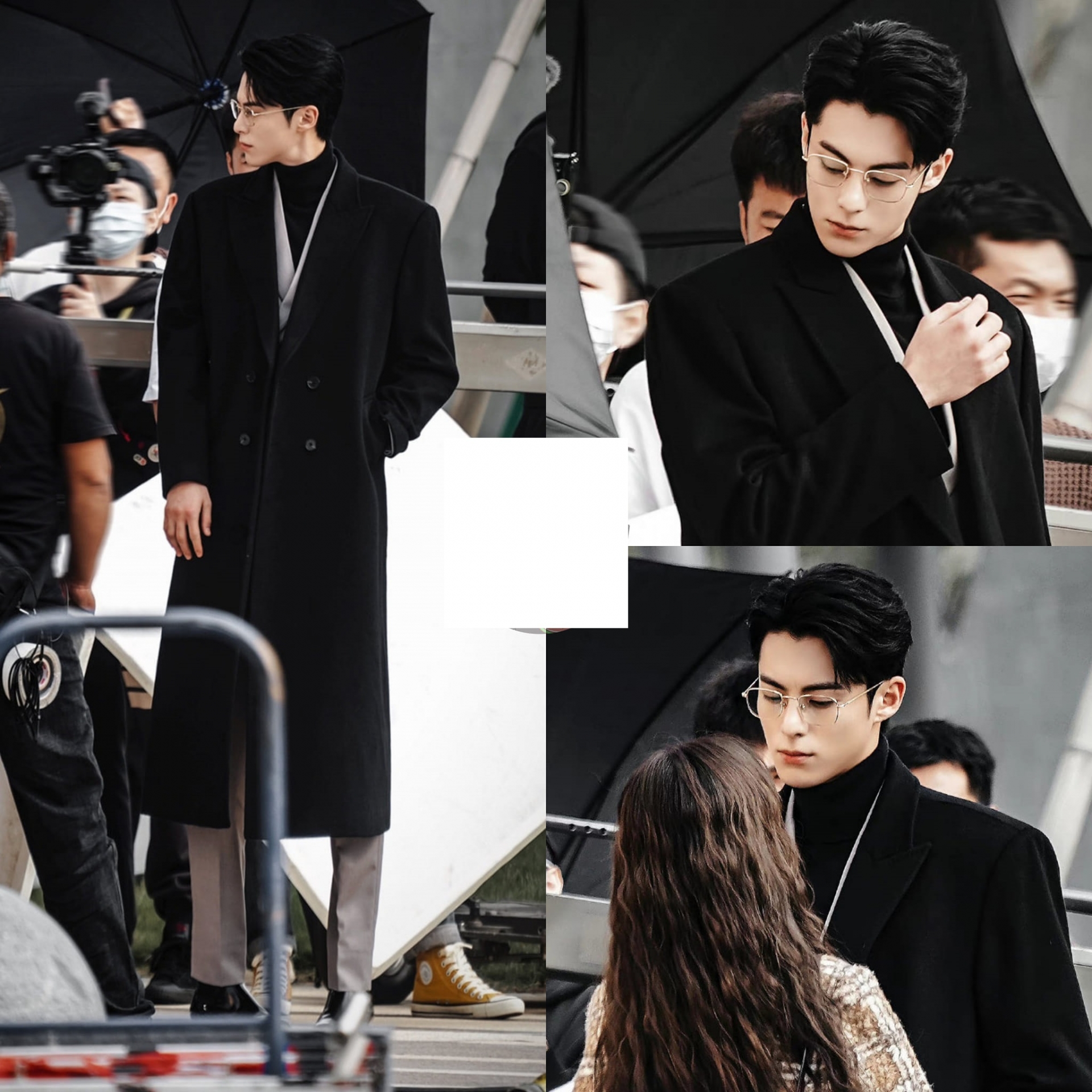 Vương Hạc Đệ lại khiến cư dân mạng đứng ngồi không yên với tạo hình tổng tài Thời Yến trong bộ phim chuyển thể từ tiểu thuyết Chọc Nhầm. Tạo hình kính gọng vàng, áo khoác dài làm nổi bật dáng người với tỷ lệ hoàn hảo.