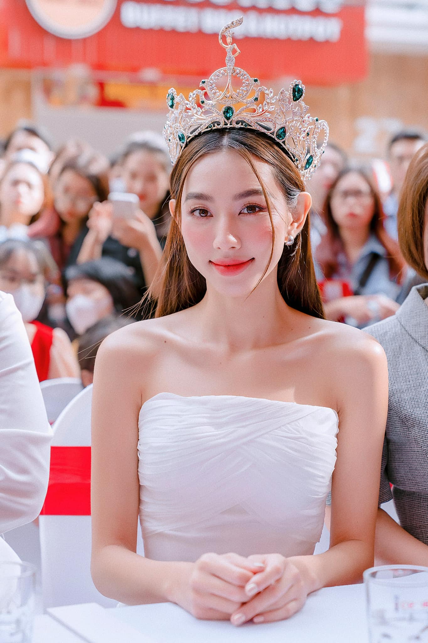 Thùy Tiên tất bật tham gia sự kiện sau khi kết thúc nhiệm kỳ Miss Grand International 2021. Ảnh: FBNV