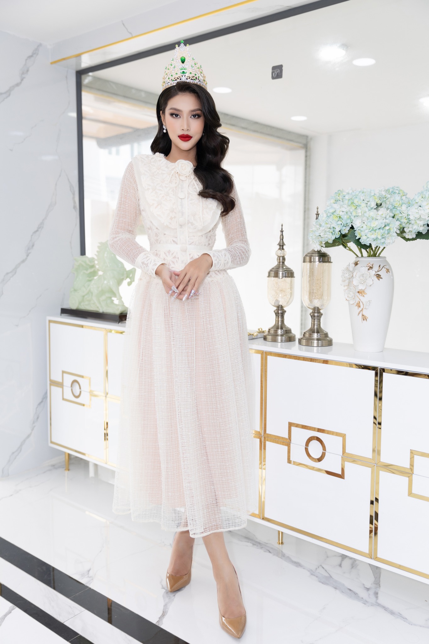 Đoàn Thiên Ân tích cực xuất hiện trước công chúng sau Miss Grand International 2022