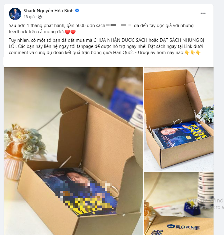 Shark Bình công khai tin vui về tâm huyết cả đời . Ảnh: Chụp màn hình Shark Bình công khai tin vui về tâm huyết cả đời . Ảnh: Chụp màn hình