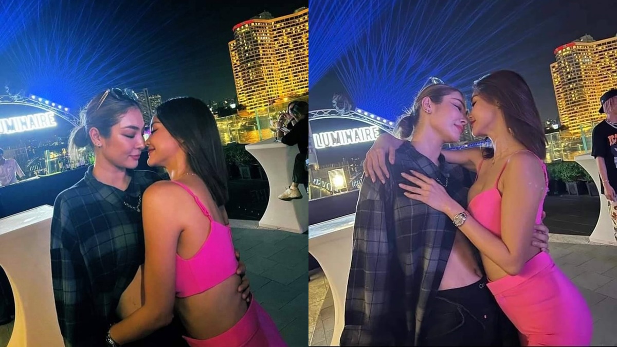 Engfa Waraha thổi bùng tranh cãi khi chia sẻ hình ảnh thân mật quá đà với 1 cô gái khác lên mạng xã hội