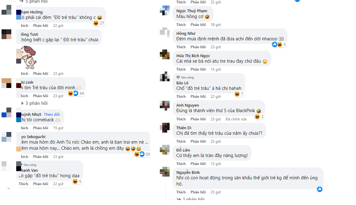 CDM hài hước để lại bình luận dưới bài đăng của Diệu Nhi