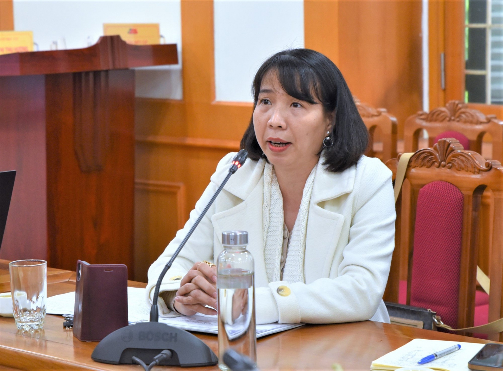 Bà Nguyễn Thị Phương Hoa, đại diện Cục Bảo vệ thực vật. (Nguồn: Báo Nông nghiệp)