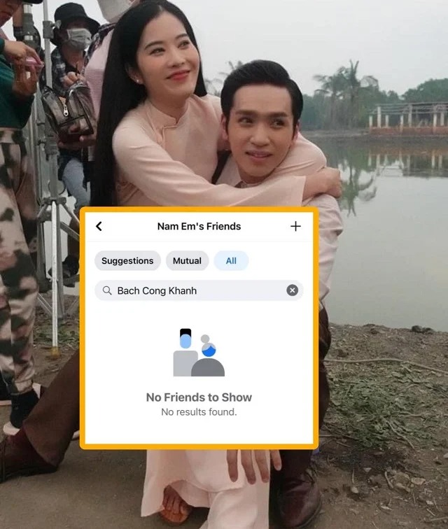 Danh sách bạn bè công khai của Nam Em hiện tại cũng không còn tên Bạch Công Khanh Danh sách bạn bè công khai của Nam Em hiện tại cũng không còn tên Bạch Công Khanh