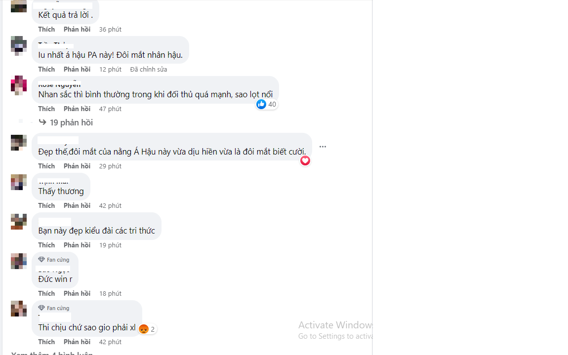 Fan động viên Phương Anh