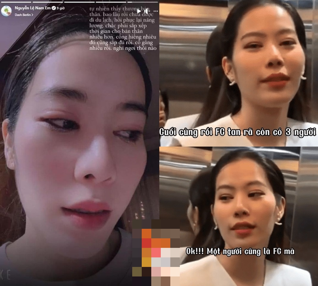 Nam Em mệt mỏi, ngậm ngùi chia sẻ FC tan rõ, chỉ còn 3 người