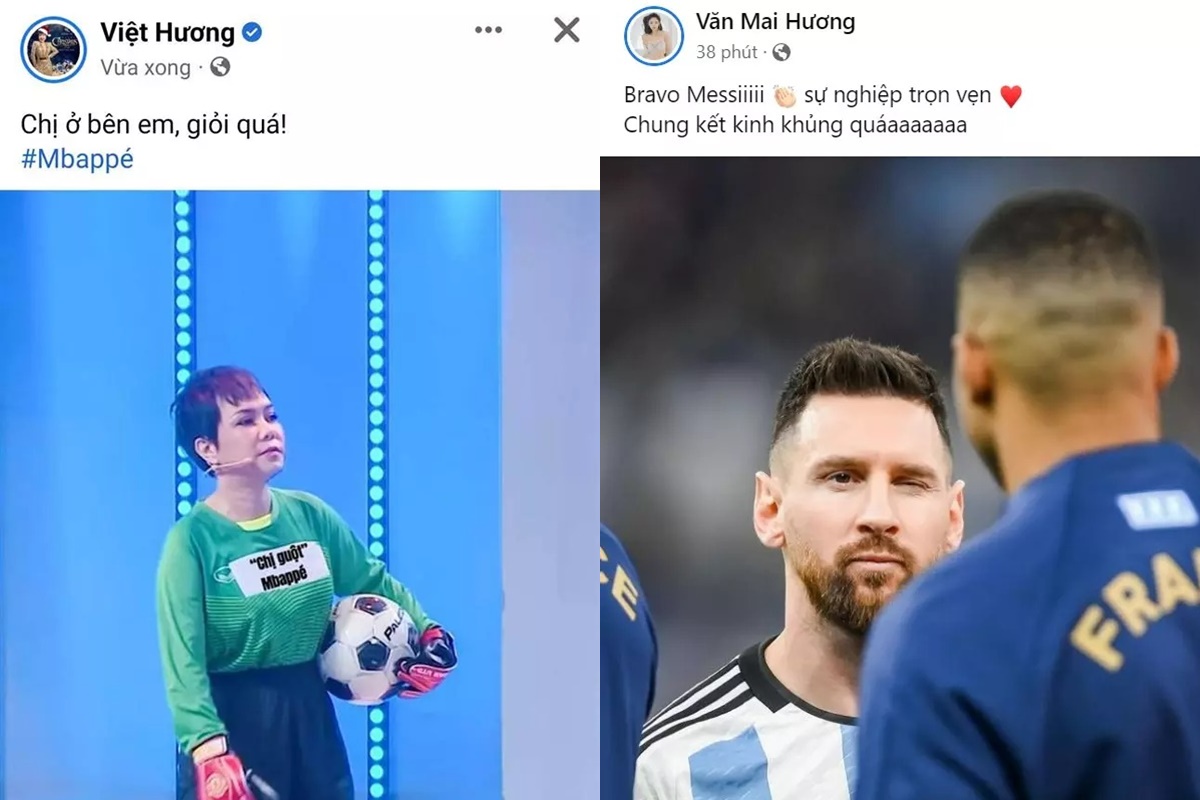 Sao Việt 'nô nức' chúc mừng Argentina vô địch World Cup: Thùy Tiên tấu hài, Hồng Đăng đau tim - Ảnh 1