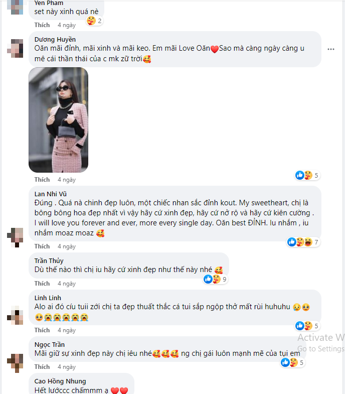 Netizen để lại khen ngợi về nhan sắc lẫn thần thái ngày càng thăng hạng của Phương Oanh