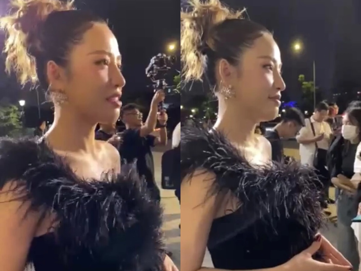 Puka có mặt tại một sự kiện, gây ấn tượng bởi nhan sắc xinh đẹp