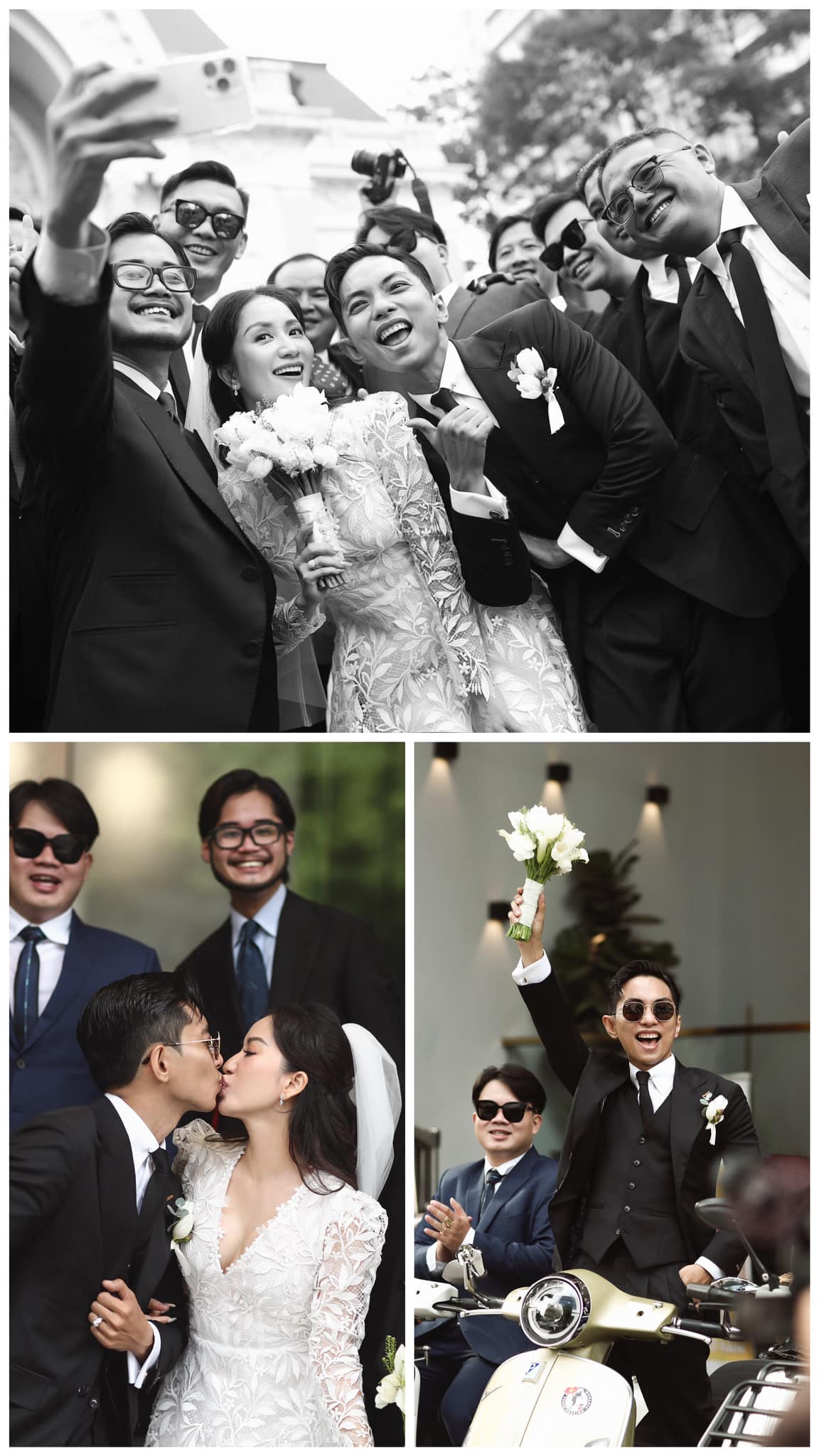 CHÙM ẢNH: Đám cưới siêu lầy lội của Khánh Thi - Phan Hiển, dàn khách mời đồng loạt nói lời 'gan ruột' - Ảnh 15