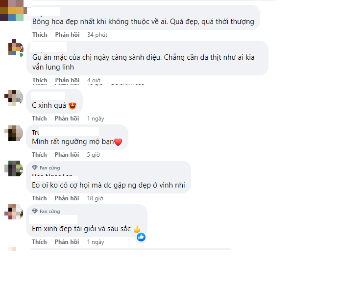 CDM để lại khen ngợi trước nhan sắc đẹp vượt thời gian, đặc biệt là gu ăn mặc ngày càng thời thượng