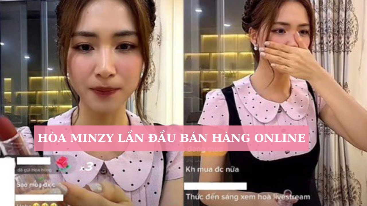 Hòa Minzy không ngại lên sóng livestream để bán hàng, kiếm tiền nuôi con cũng như chăm sóc gia đình