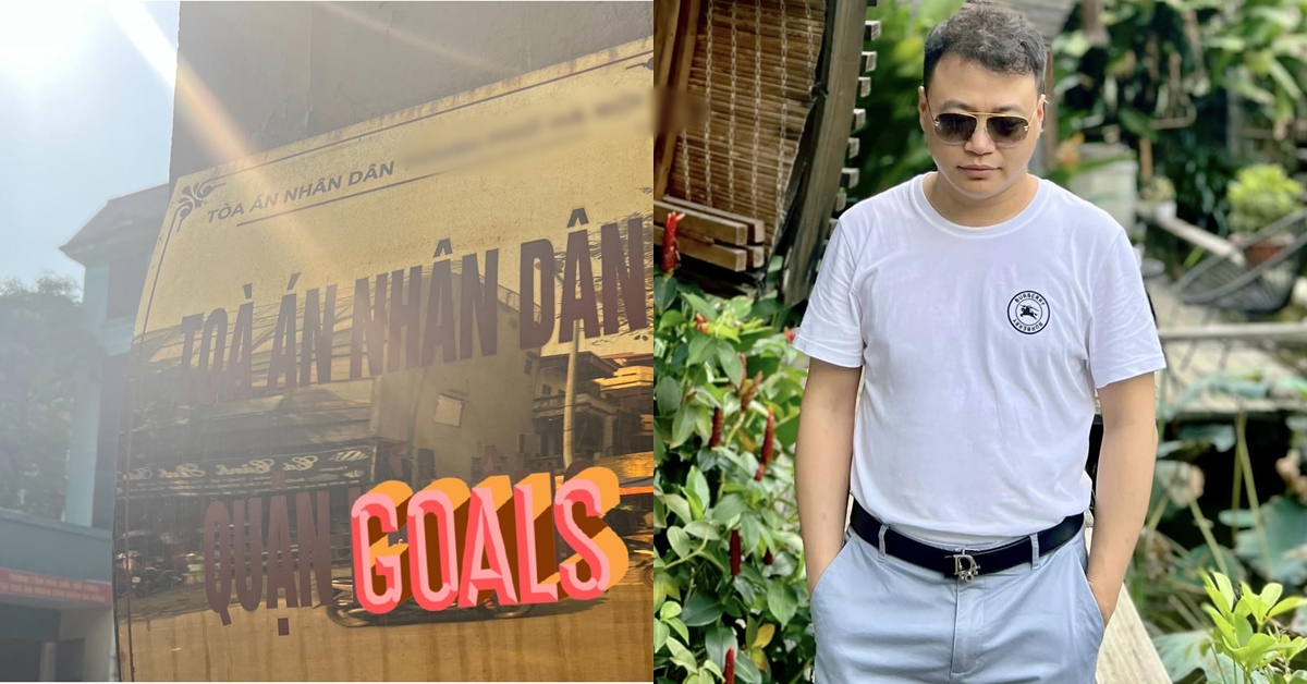 Shark Bình gây chú ý khi chia sẻ hình ảnh tại tòa án. Ảnh: Internet