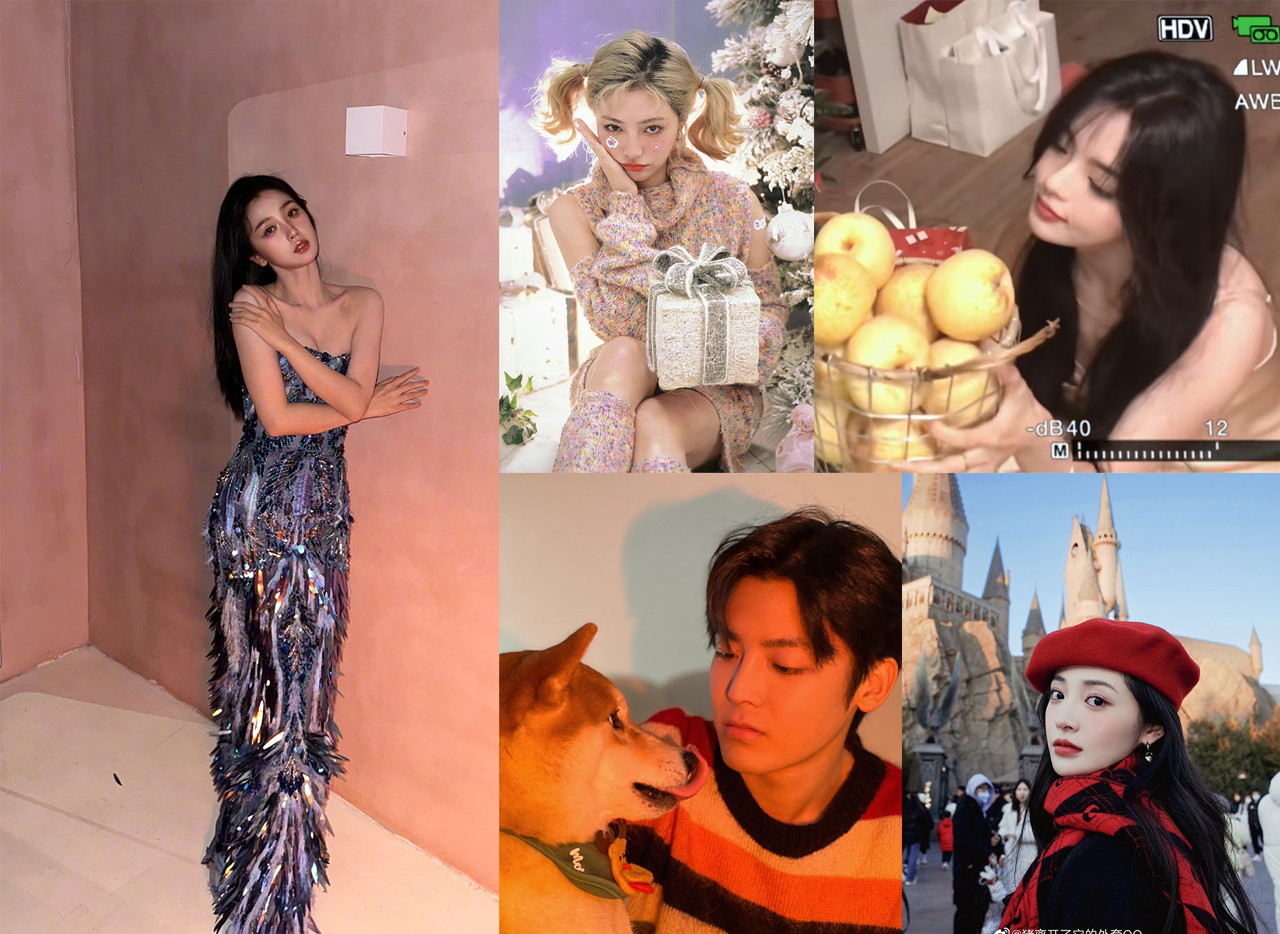 Loạt ảnh mới của dàn sao dịp Noel