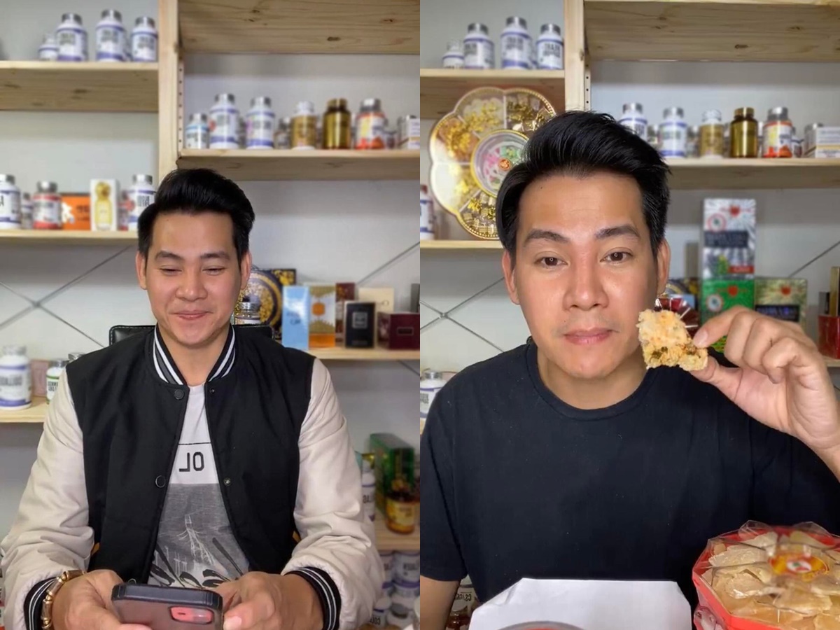 Phùng Ngọc Huy phải livestream bán hàng để lo cho cuộc sống