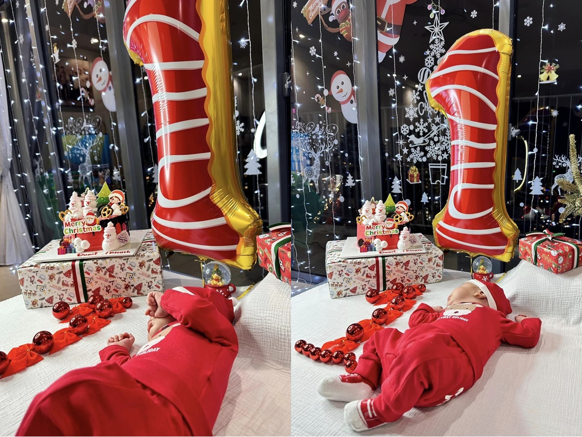 Con trai Bùi Tiến Dũng được khen ngợi đáng yêu, phổng phao giống hệt bố