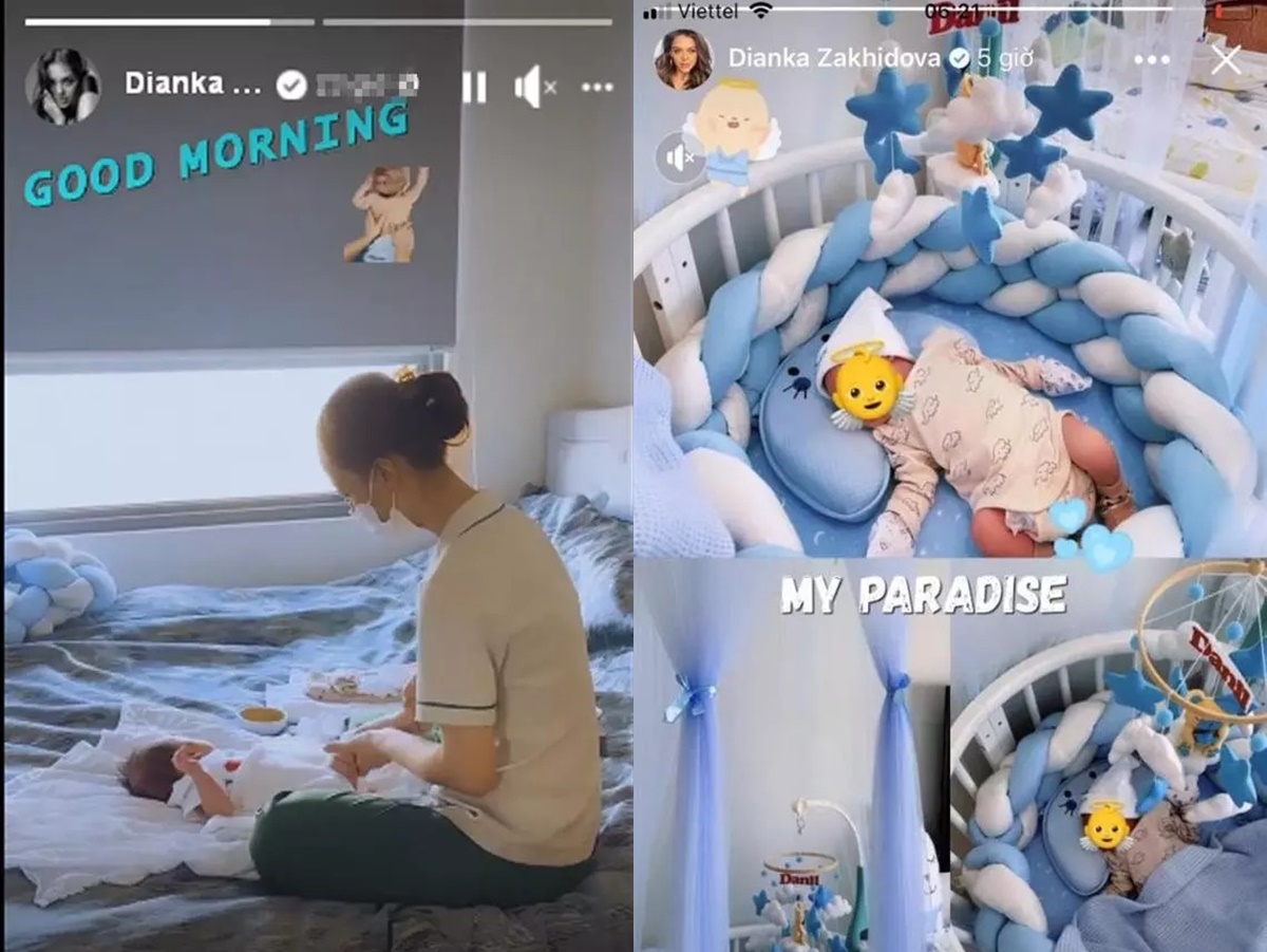 Con trai Bùi Tiến Dũng chuẩn ngậm thìa vàng, mới 1 tháng tuổi đã được chăm bẵm cực kỹ càng