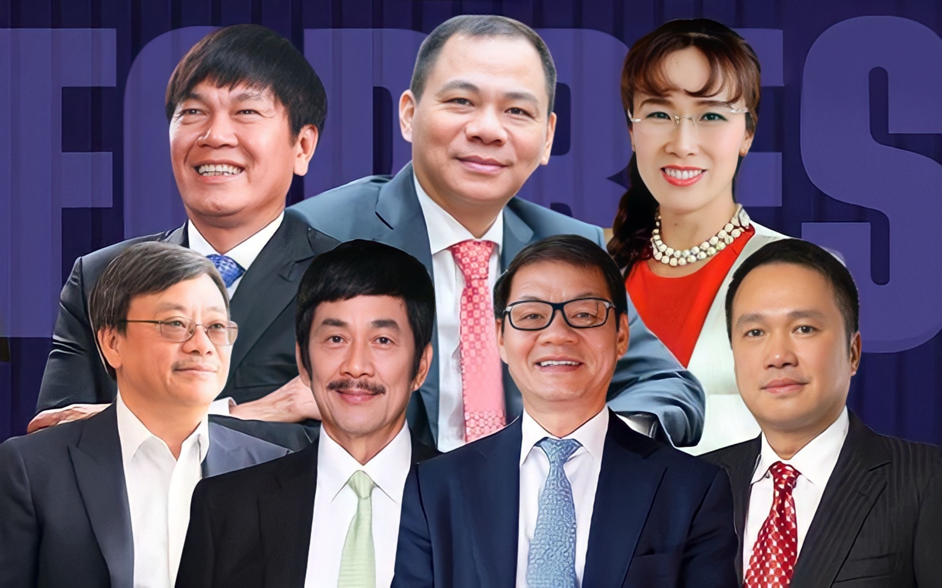 So với thời điểm Forbes công bố, tổng tài sản của các tỷ phú Việt hiện “bốc hơi” 8,6 tỷ USD tại ngày 22/12/2022.