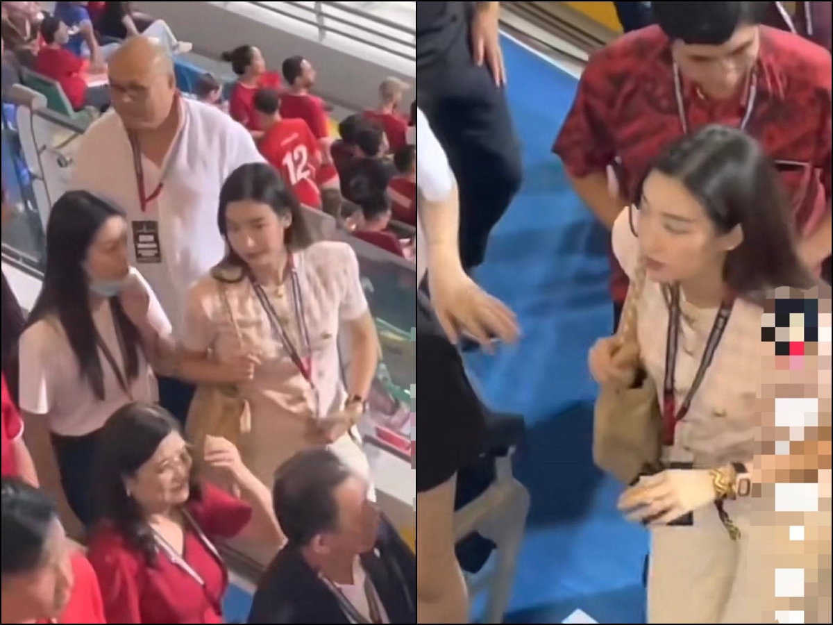 Đỗ Mỹ Linh tiếp tục xuất hiện cùng gia đình nhà chồng sau hôn lễ thế kỷ. Ảnh chụp màn hình