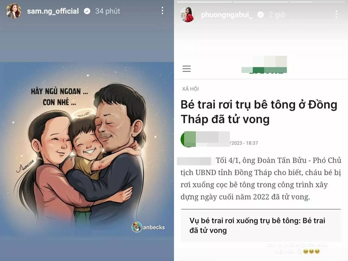 Bùi Phương Nga, Sam, cũng có động thái hướng về Hạo Nam. Ảnh: Tổng hợp