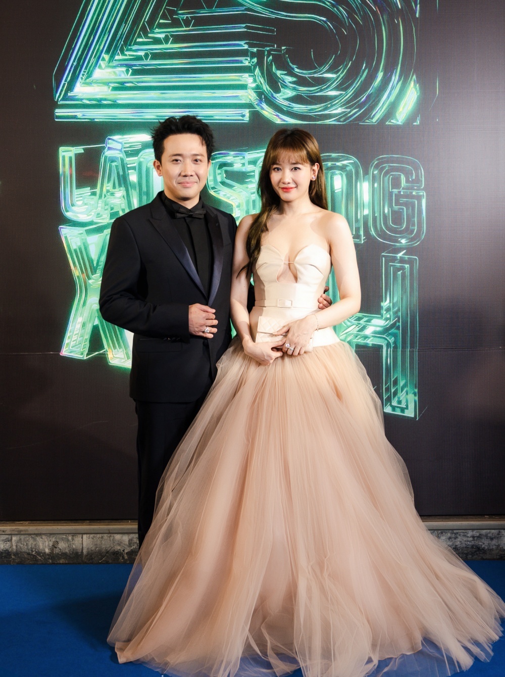 Trấn Thành - Hari Won tại sự kiện trước đó. Ảnh: Internet