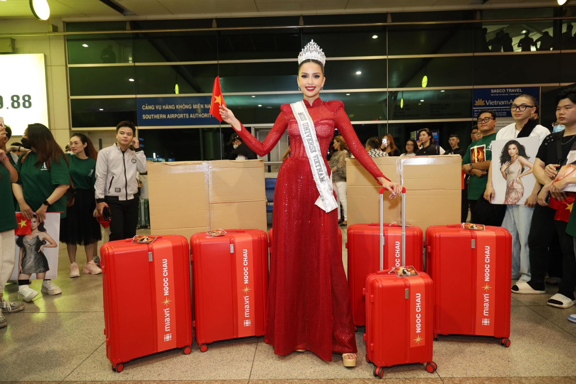 Hoa hậu Ngọc Châu - đại diện Việt Nam tham gia Miss Universe 2022