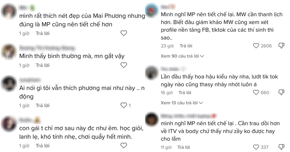 Nhiều tranh cãi nổ ra về hành động của hoa hậu Mai Phương